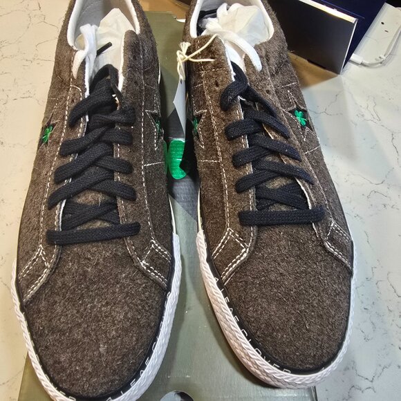 RARE NEW Converse Patta One Star Pro Ox Size 10.5 4 Leaf Clover Limited Edition - Picture 5 of 15